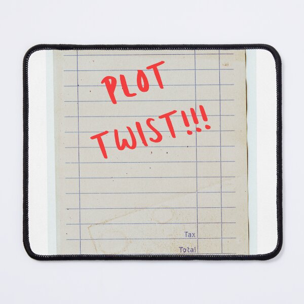 Item preview, Plot Twist | Blue Guest Check Design designed and sold by DazzledPenguin.