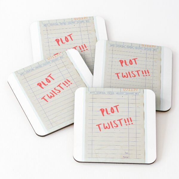 Item preview, Plot Twist | Blue Guest Check Design designed and sold by DazzledPenguin.