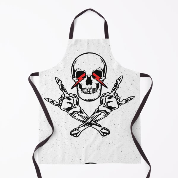 Item preview, Skull with Crossed Hands Skeleton Illustration designed and sold by Margival.