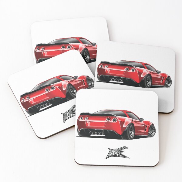 Item preview, chevy corvette c6 rear red designed and sold by NaquashM.