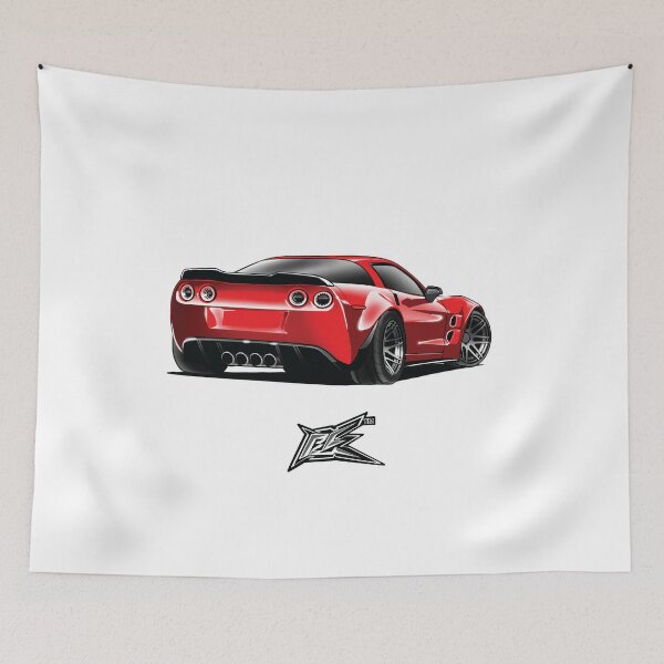 Item preview, chevy corvette c6 rear red designed and sold by NaquashM.