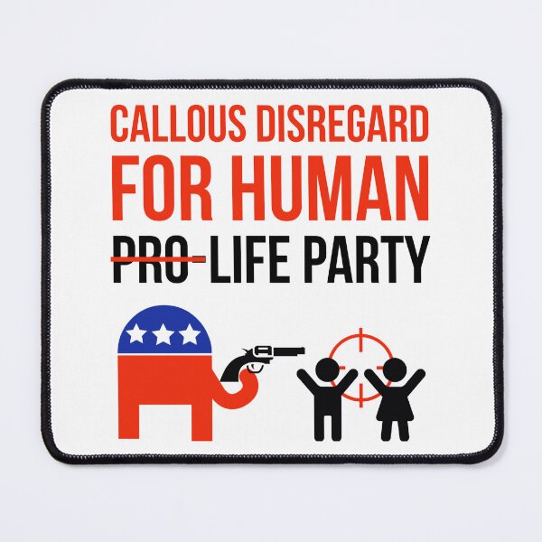 Item preview, Definitely not the pro-life party corrected sign design  designed and sold by Rachel the Artist .