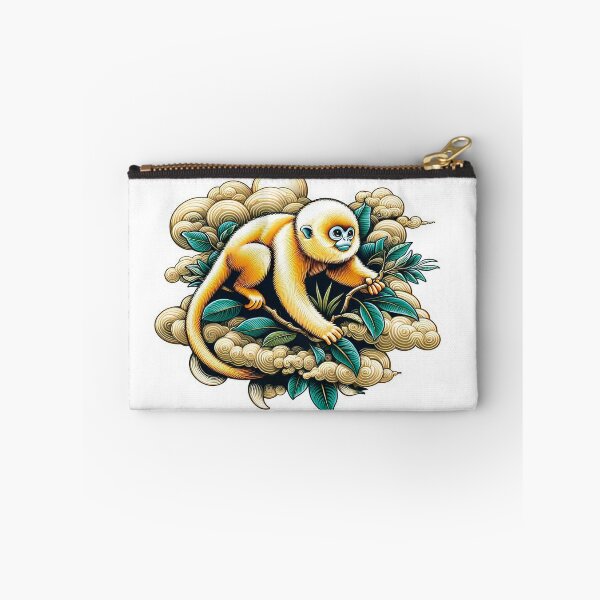 Item preview, Majestic Golden Snub-Nosed Monkey Exploring the Cloud Forest – Exotic Wildlife at Its Finest designed and sold by KreaDesignOne.