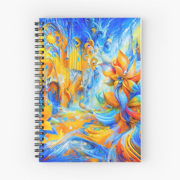 Item preview, Vibrant Surrealistic Floral Cityscape Painting designed and sold by blackhalt.