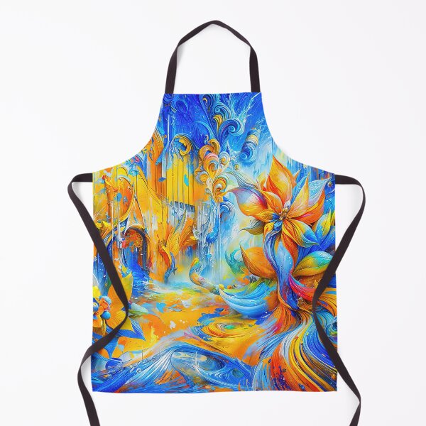 Item preview, Vibrant Surrealistic Floral Cityscape Painting designed and sold by blackhalt.