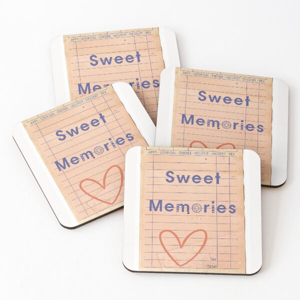 Item preview, Sweet Memories | Pink Guest Check Design designed and sold by DazzledPenguin.
