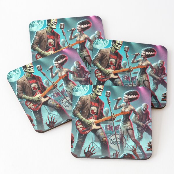 Item preview, Frankie and the Monster Band Rock the Night designed and sold by MySheetMusicArt.