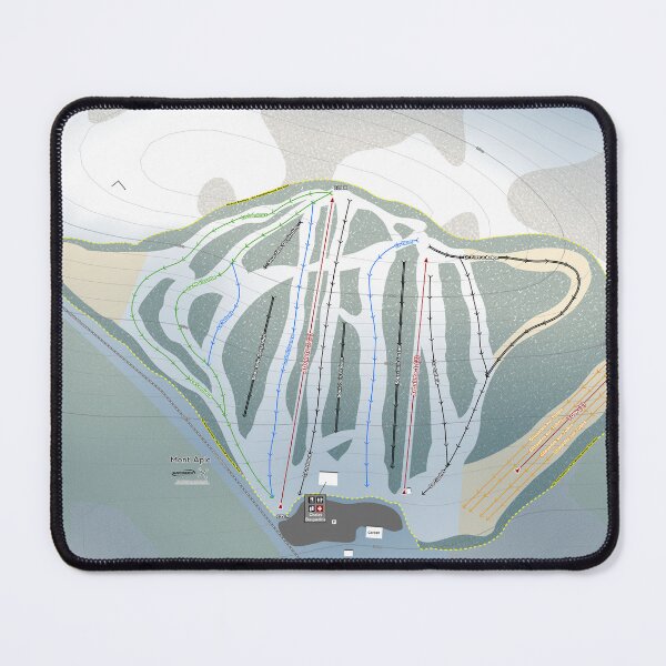 Artikelvorschau, Mont Apic Resort Trail Map entworfen und verkauft von Mapsynergy.