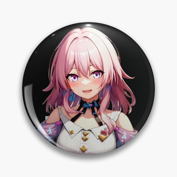 Item preview, honkai star rail march 7th sticker star rail decals march7th honkai star rail shirt designed and sold by ItemWaifuArt.