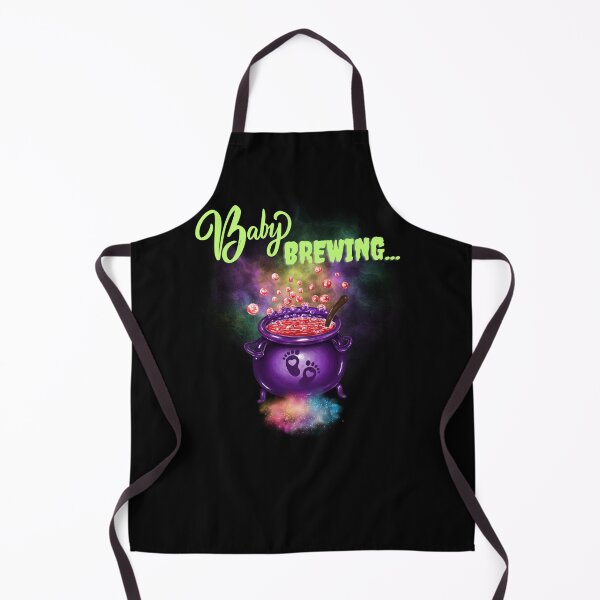 Item preview, Baby Brewing Halloween Maternity Design – Cute Witchy Pregnancy Reveal designed and sold by TOA Timeless Original Apparel.