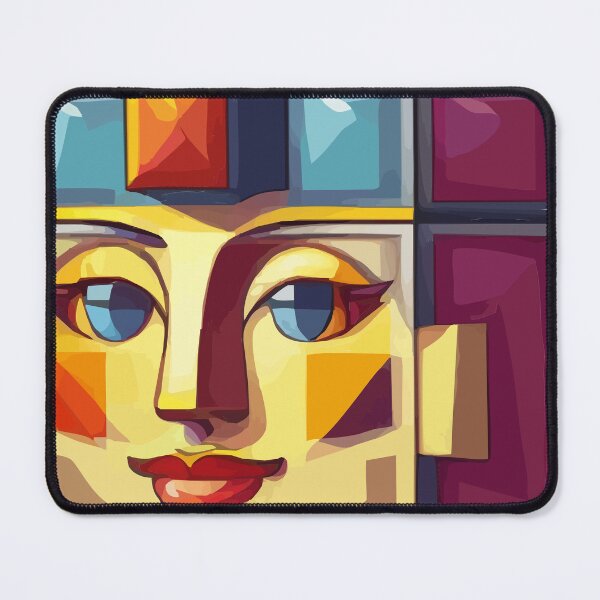 Item preview, cubist emoji designed and sold by Andre Faubert.