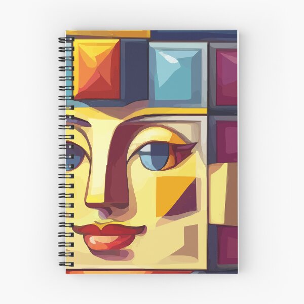 Item preview, cubist emoji designed and sold by Andre Faubert.