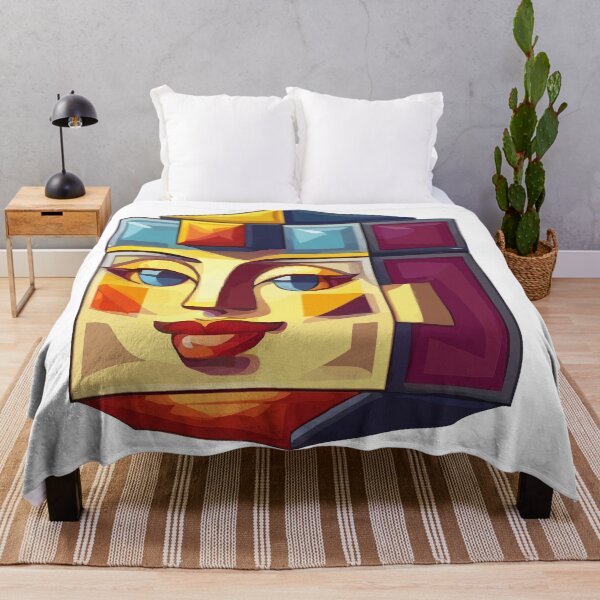 Item preview, cubist emoji designed and sold by Andre Faubert.
