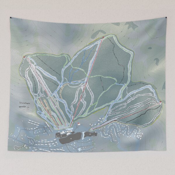 Item preview, Stoneham Resort Trail Map designed and sold by Mapsynergy.