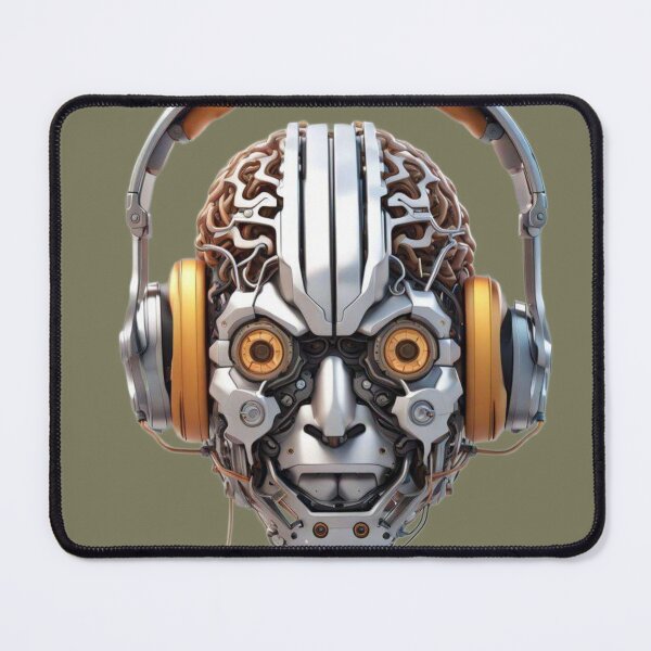 Item preview, Headphones to Brain - Metal Series - #1 of 5 designed and sold by HauntedOpera.