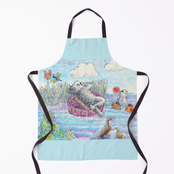 Item preview, Dog Chilling on His Boat designed and sold by TikabooTales.