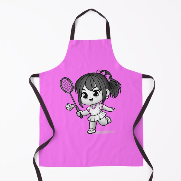 Item preview, Girl playing singles Badminton designed and sold by ITSAGIRLSWORLD2.
