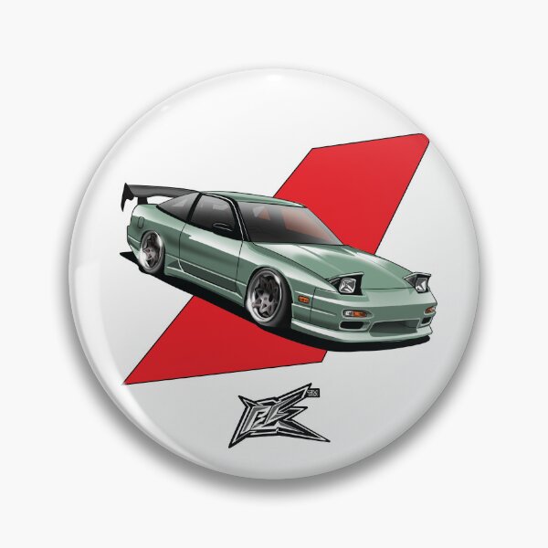 Item preview, nissan s13 silvia 240sx green  designed and sold by NaquashM.