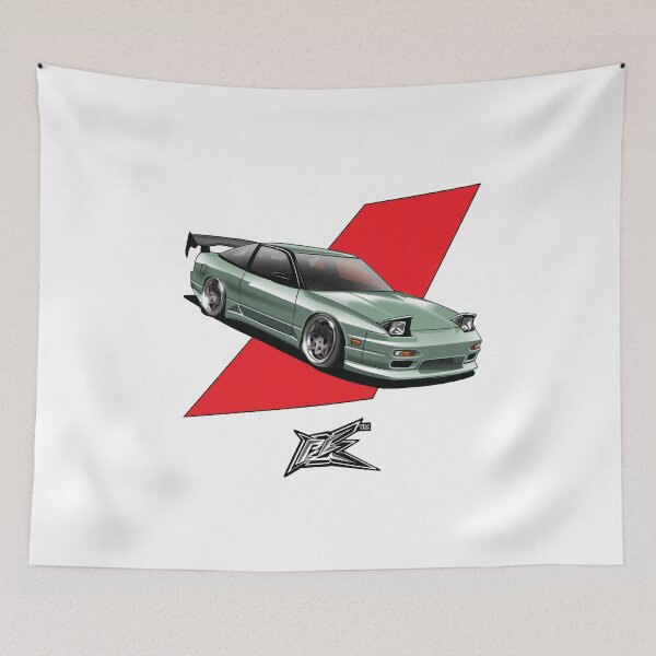 Item preview, nissan s13 silvia 240sx green  designed and sold by NaquashM.