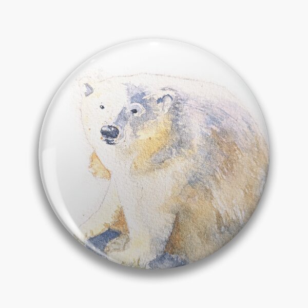Item preview, Polar bear in contemplation designed and sold by MarieLeRiz-Art.