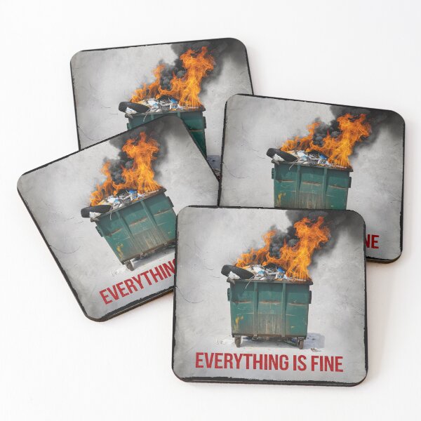 Item preview, Dumpster Fire designed and sold by Angry Swan Designs.