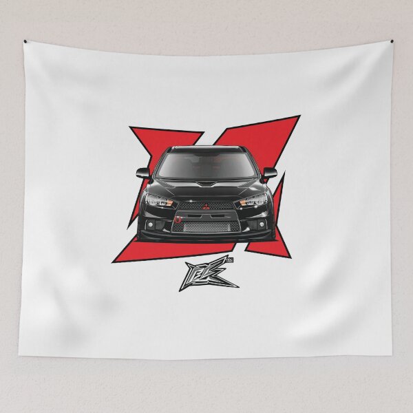 Item preview, mitsubishi lancer evoX black  designed and sold by NaquashM.