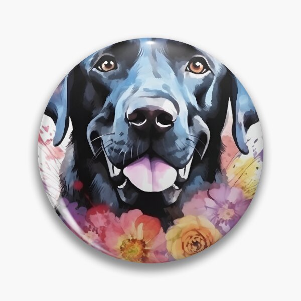Item preview, Black Lab | Colorful Watercolor Design #6 designed and sold by MatsurexDesigns.