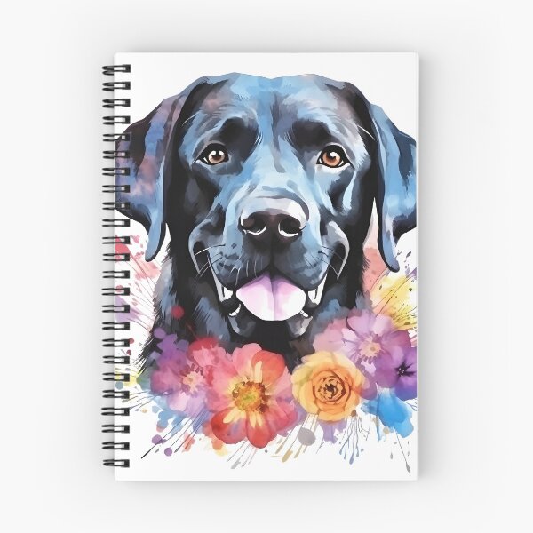 Item preview, Black Lab | Colorful Watercolor Design #6 designed and sold by MatsurexDesigns.