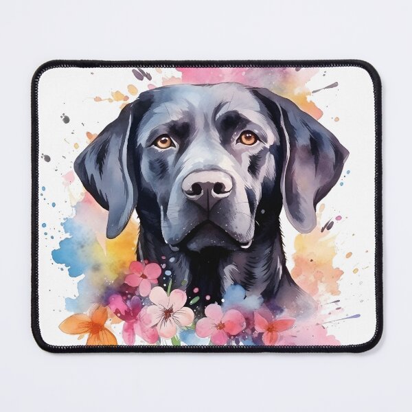 Item preview, Black Lab | Colorful Watercolor Design #5 designed and sold by MatsurexDesigns.