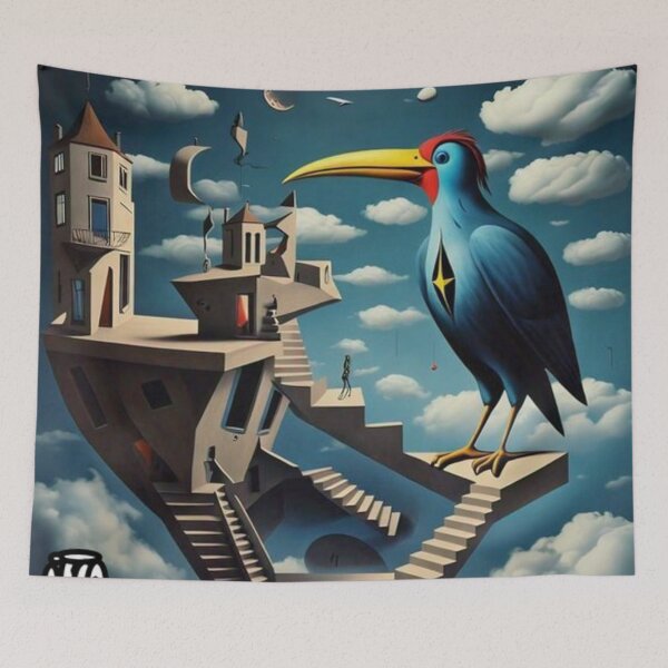 Item preview, The Bird on a Watchtower designed and sold by Owl-o-the-wisp.
