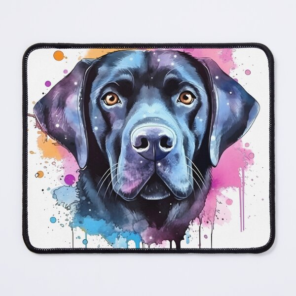 Item preview, Black Lab | Colorful Watercolor Design #4 designed and sold by MatsurexDesigns.