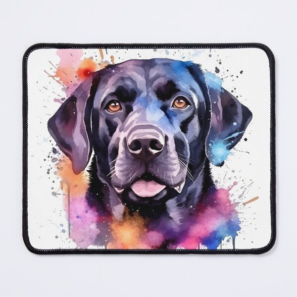 Item preview, Black Lab | Colorful Watercolor Design #3 designed and sold by MatsurexDesigns.