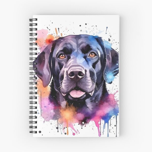 Item preview, Black Lab | Colorful Watercolor Design #3 designed and sold by MatsurexDesigns.