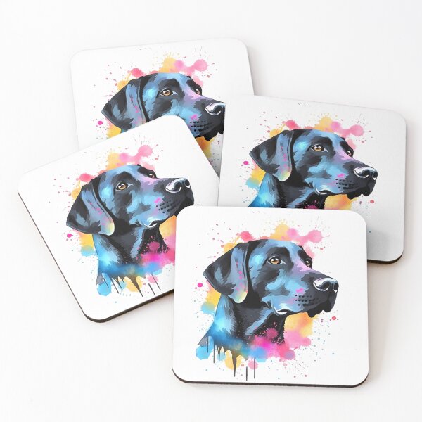 Item preview, Black Lab | Colorful Watercolor Design #2 designed and sold by MatsurexDesigns.