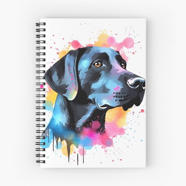 Item preview, Black Lab | Colorful Watercolor Design #2 designed and sold by MatsurexDesigns.