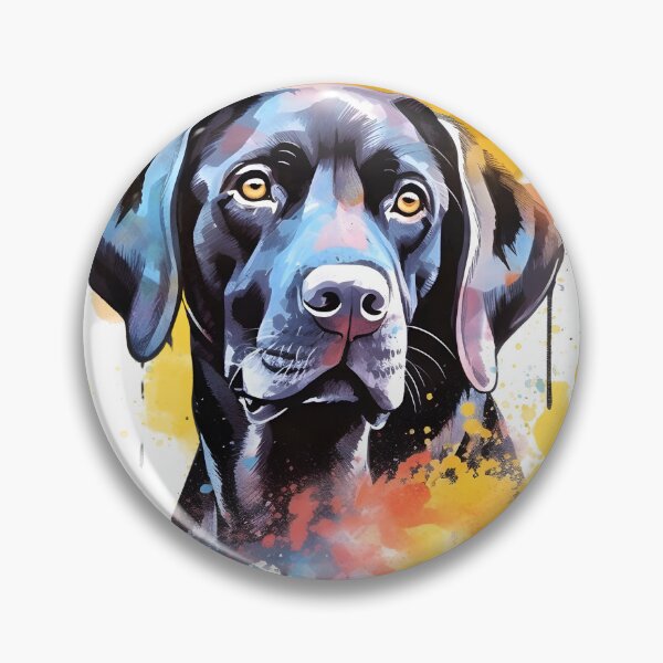 Item preview, Black Lab | Colorful Watercolor Design #1 designed and sold by MatsurexDesigns.