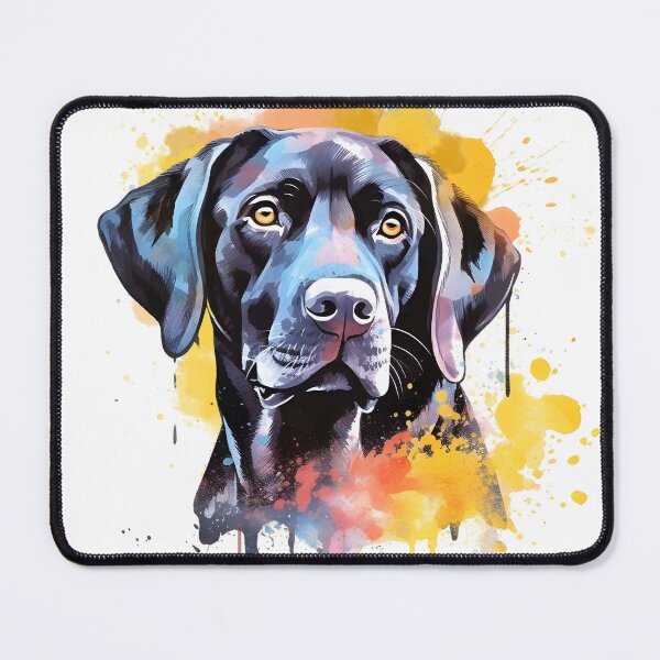 Item preview, Black Lab | Colorful Watercolor Design #1 designed and sold by MatsurexDesigns.