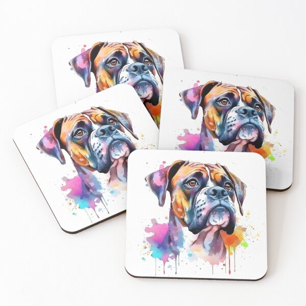 Artikelvorschau, Boxer | Farbenfrohes Aquarelldesign Nr. 4 entworfen und verkauft von MatsurexDesigns.