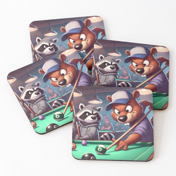 Item preview, A couple of pals playing pool designed and sold by LoveSports101.