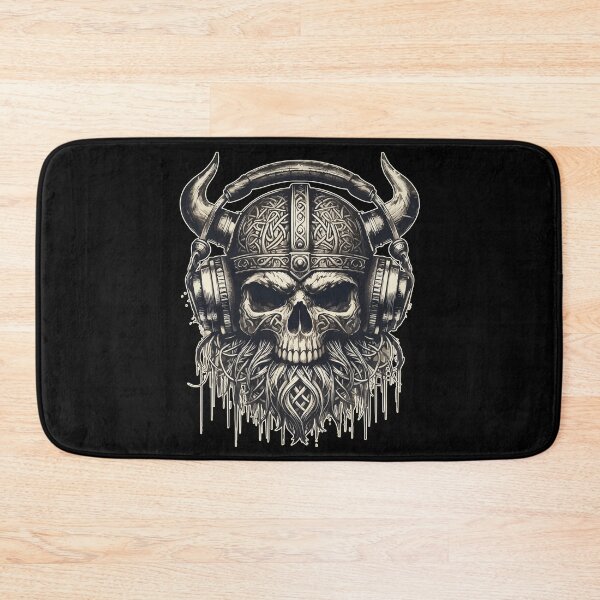 Item preview, Vintage Viking Beard with Headphone designed and sold by TomFrontierArt.