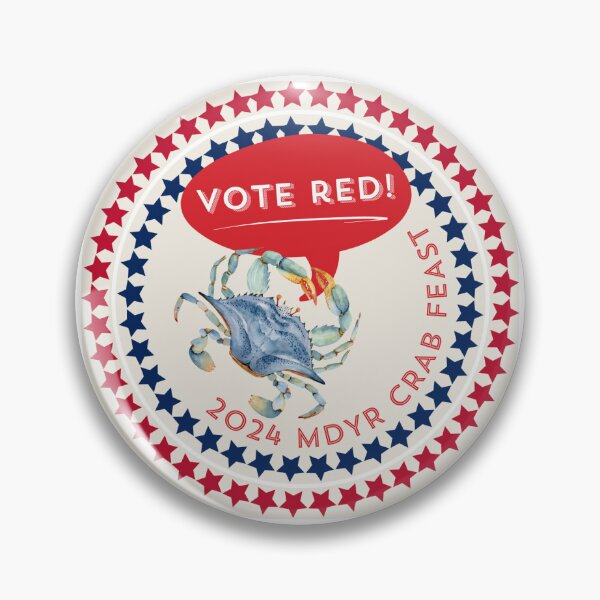 Item preview, MDYR Crab Feast 2024 | Vote Red! designed and sold by Broadcreek-Art.