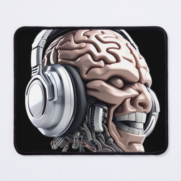 Item preview, Headphones to Brain - Metal Series - #2 of 5 designed and sold by HauntedOpera.