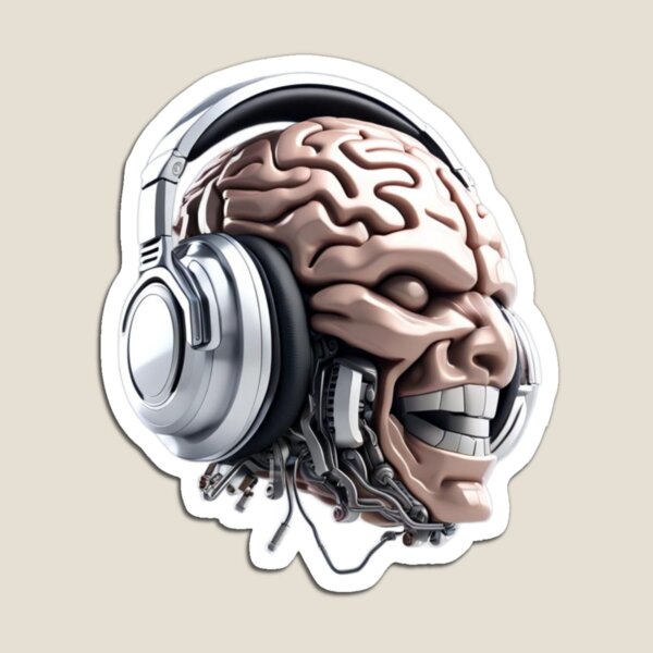 Item preview, Auriculares para el cerebro - Serie Metal - N.° 2 de 5 designed and sold by HauntedOpera.