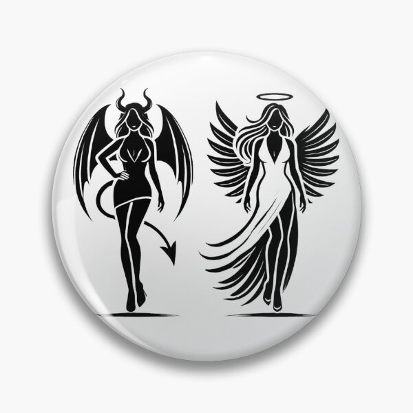 Item preview, Angel and Devil designed and sold by FusiTink.