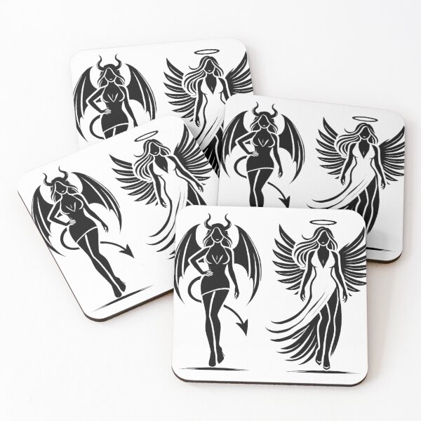 Item preview, Angel and Devil designed and sold by FusiTink.