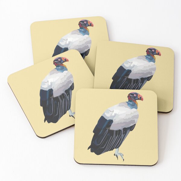 Item preview, K is for King Vulture, King Vulture Illustration – Colourful New World Scavenger Bird Art        4o designed and sold by PrettylittlepastelUk.