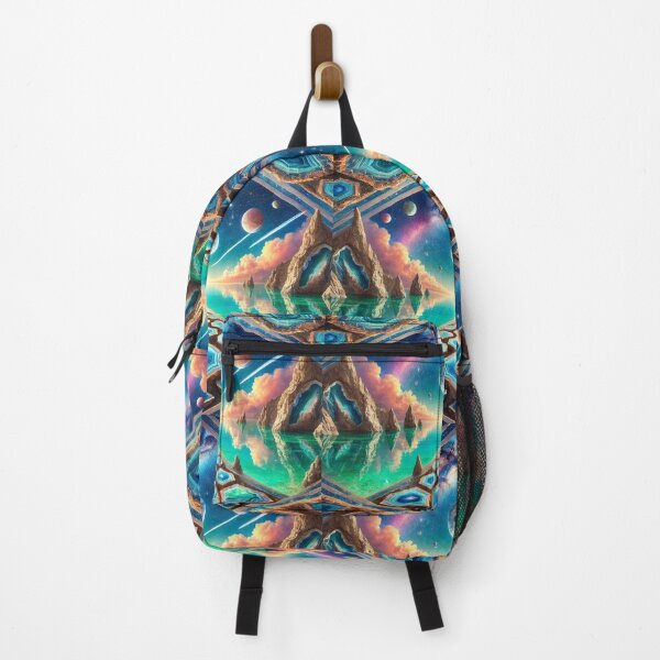 Item preview, Divine Crystal Dreamscape: Geode Pools Under a Cosmic Sky designed and sold by Meta2Physical.
