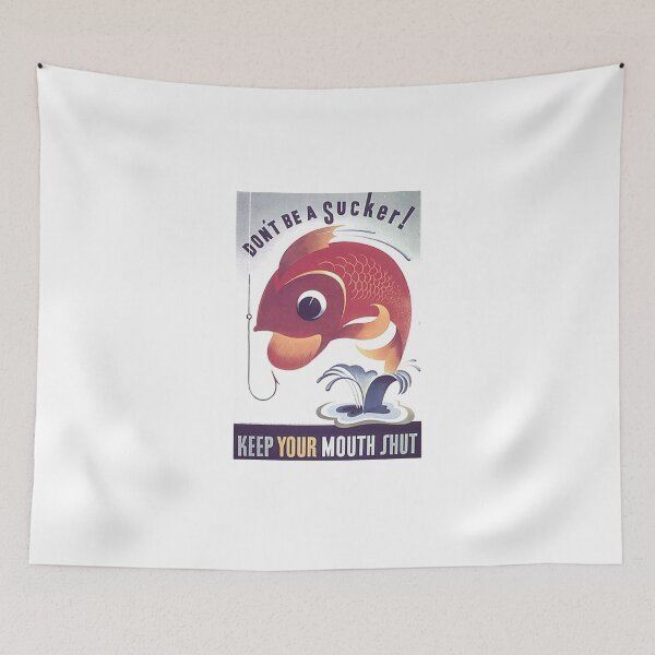 Item preview, Keep your mouth shut designed and sold by IanBakerToons.