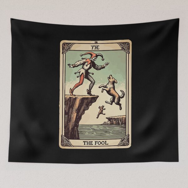 Item preview, Tarot Card Design The Fool Halloween Vintage designed and sold by LuminOrb.