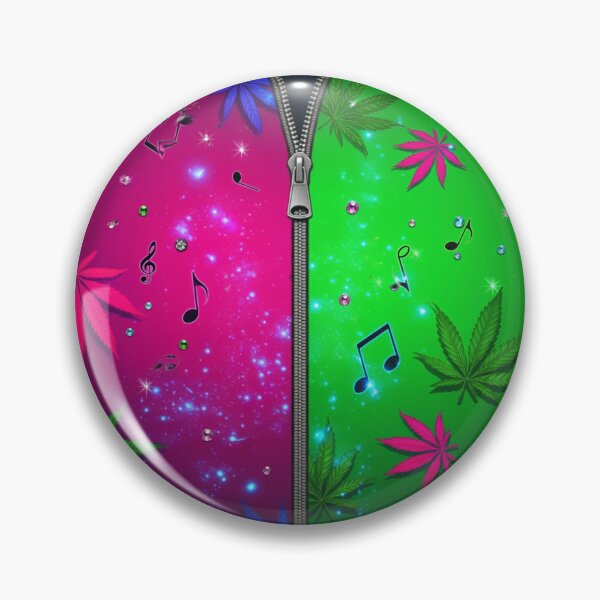 Item preview, Neon Pink & Green Marijuana Starry Night - Black designed and sold by JLEmporium.